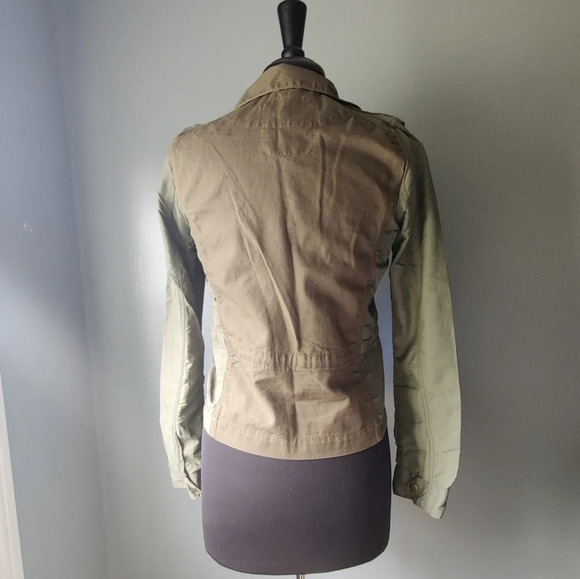 Lucky Brand Army Green Mockneck Lightweight Field Jacket - Picture 2 of 6